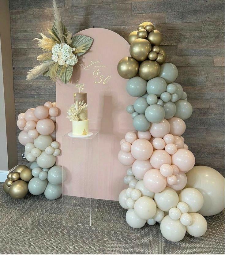 Metallic Balloon Decoration